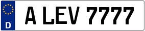 Truck License Plate